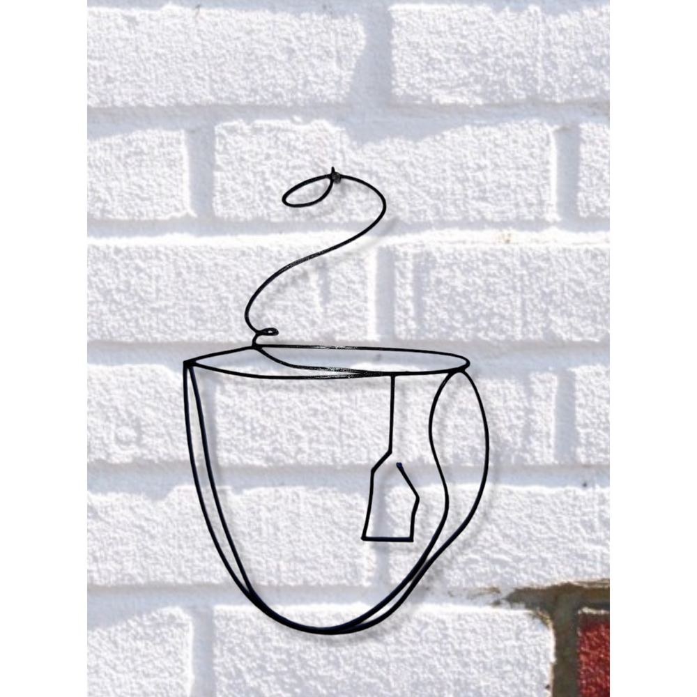 Coffee tea wall art hanging cup keurig